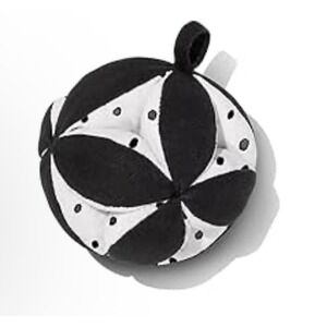 Lovevery Baby Activity Gym High Contrast Grasper Ball Replacement black/white